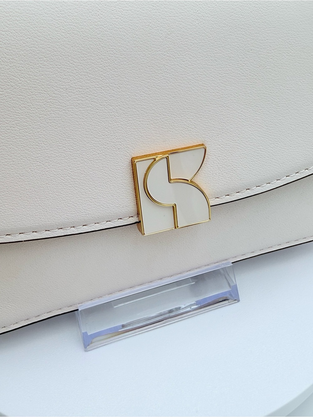 Kate Spade Dakota Flip Smooth Leather Shimmer Pink NWT - Picture 4 of 11